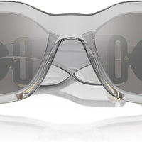 Versace Man Sunglasses Black Frame, Dark Grey Lenses, 53MM