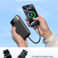 OHOVIV Portable Charger Power Bank 50000mAh,4 Built-in Cables Battery Pack
