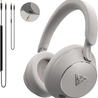 DOQAUS DJ Headphones Professional Wired Studio Monitor Headphones Over Ear for Music Recording and Mixing 50mm Drivers Stereo Headset with Dual Jack for Electric Guitar Keyboard Piano Laptop
