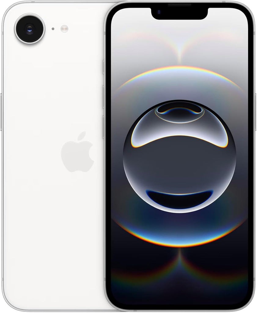 Apple iPhone 16e, 128GB, White - Unlocked (Renewed)