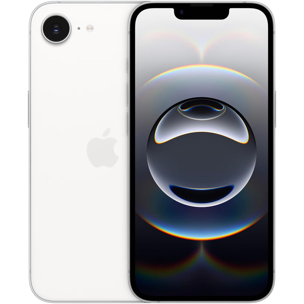 Apple iPhone 16e, 128GB, eSIM, White for AT&T (Renewed Premium)