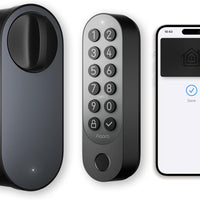 Aqara Smart Retrofit Lock U200 with Apple Home Key & Fingerprint, Black