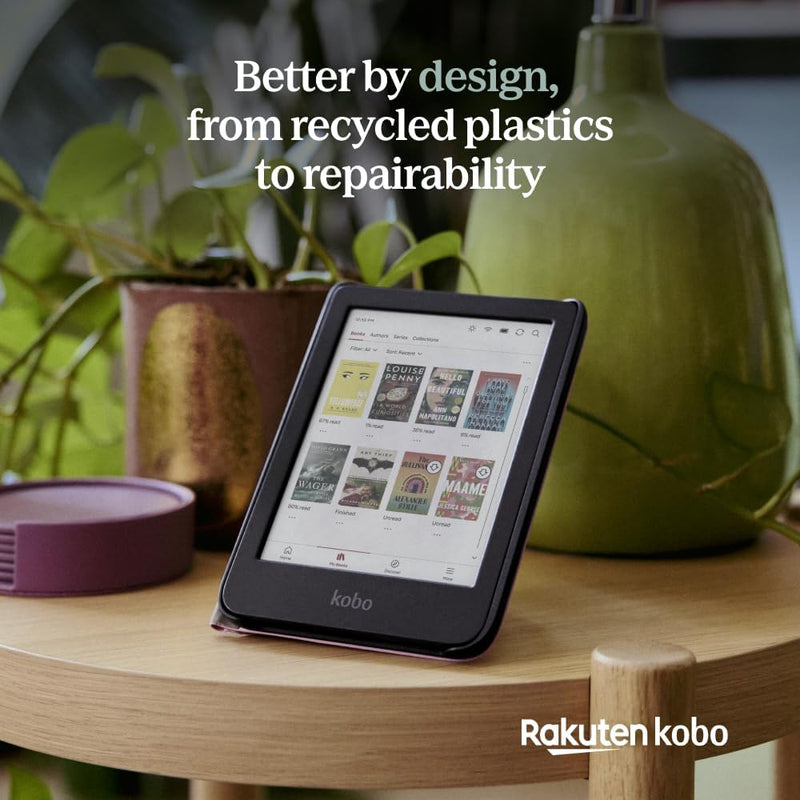 Kobo Clara Colour — eReader a Color 6" E Ink Kaleido 3, Resistente al Agua, 16GB, Negro