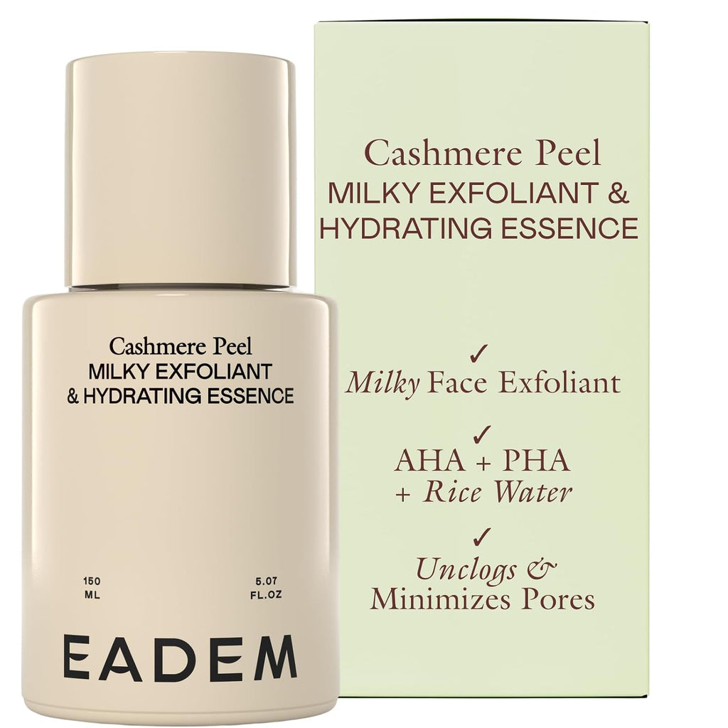 EADEM Milky Rice Exfoliating Toner, AHA & PHA Face Exfoliant Pore Minimizer
