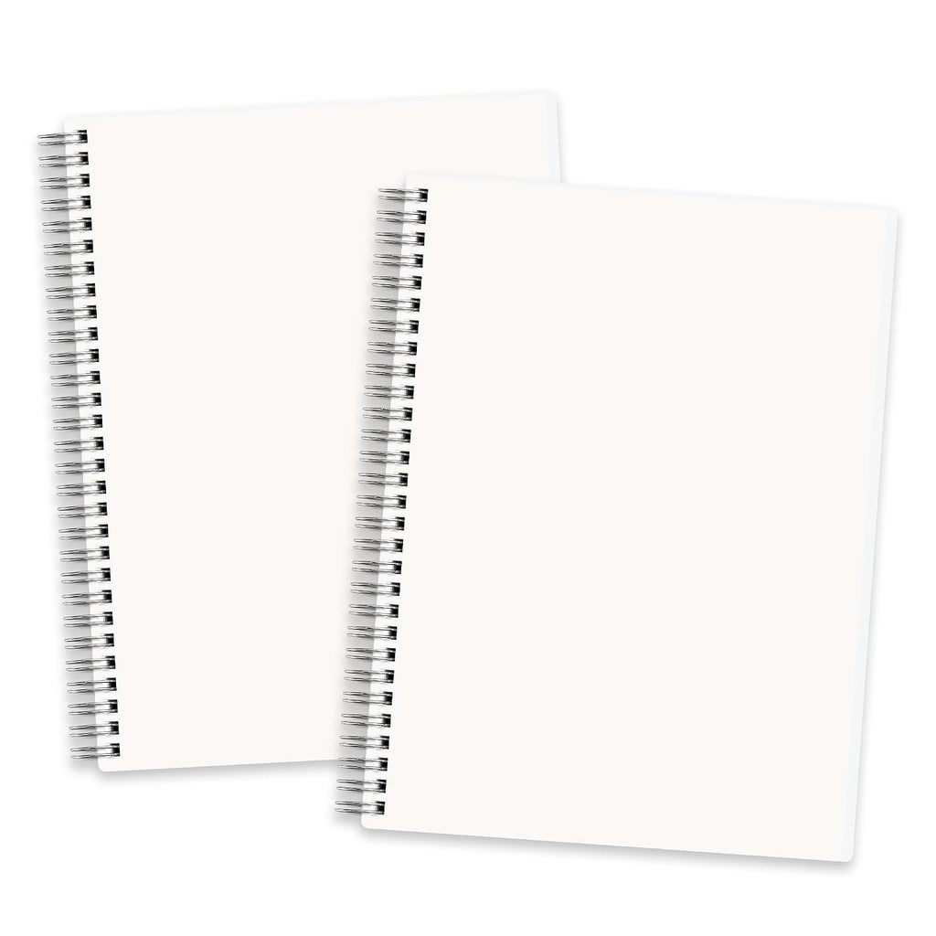 RETTACY Blank Journal Notebook, 160 Pages per Pack, B5 Size (7.6'' × 10'')