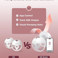Momcozy M5 Smart APP Controlled Wearable Breast Pump