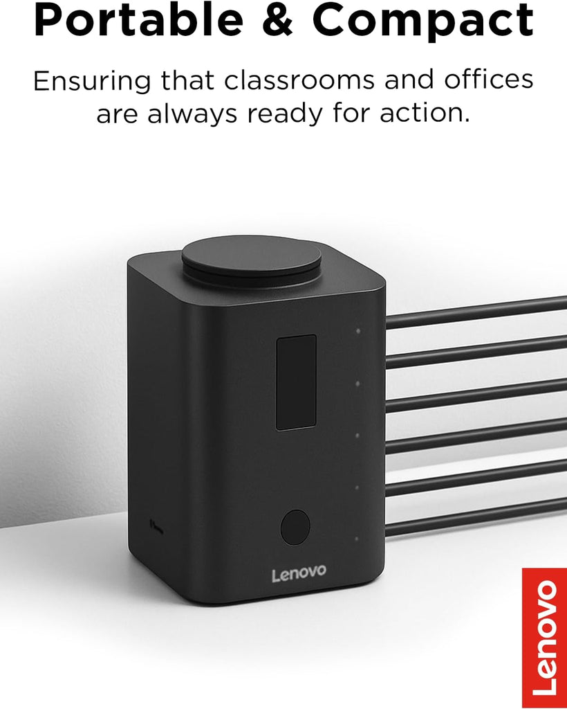 Lenovo Smart Charger, Designed for Chromebooks, Charge 5 laptops at Once and Monitor Their Battery Levels, Integrated 30