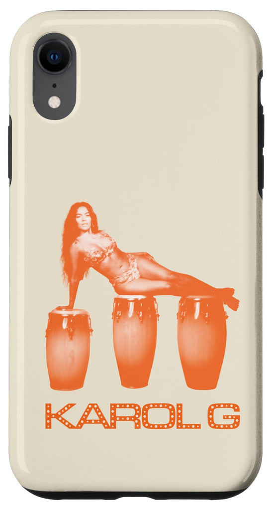 Official Karol G Tropicoqueta Merch Congas Case for iPhone XR