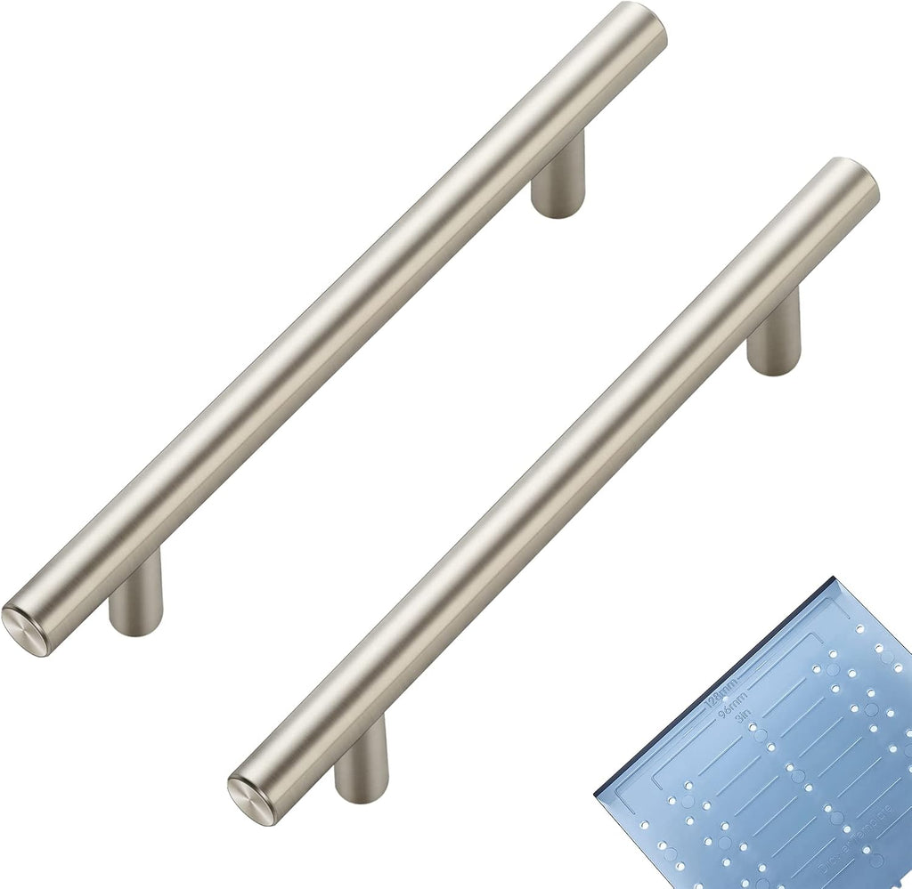 Ravinte Brushed Nickel Cabinet Pulls, Cabinet Handles, 5 Inch CC, 30 Pack