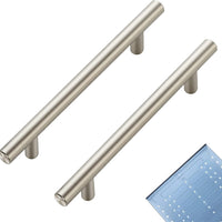 Ravinte Brushed Nickel Cabinet Pulls, Cabinet Handles, 5 Inch CC, 10 Pack