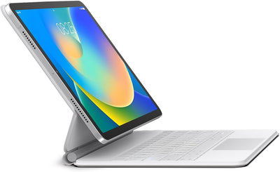 Funda con Teclado runelk para iPad 10.ª / 11.ª Gen (A16) - Blanco