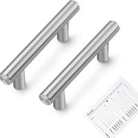 Ravinte Brushed Nickel Cabinet Pulls Cabinet Handles 2-1/2 Inch CC, 24 Pack