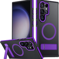 Mondelete for Samsung Galaxy S23 Ultra Case, [Compatible with MagSafe], Adjustable Kickstand,Military Grade Drop Tested,