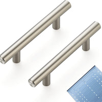 Ravinte Brushed Nickel Cabinet Pulls, Cabinet Handles, 3 Inch CC, 10 Pack