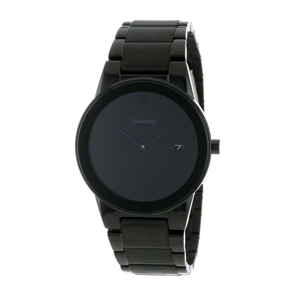 Reloj Citizen Eco-Drive Axiom para hombre en acero inoxidable negro con mecanismo de cuarzo japonés y resistencia al agua