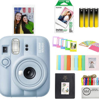 FUJIFILM INSTAX MINI 13 Instant Film Camera | Frost Blue Bundle