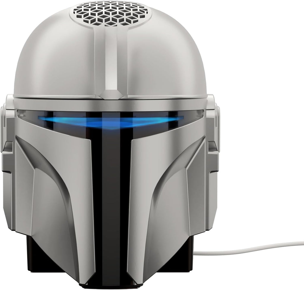 Paquete Echo Dot Star Wars: incluye Echo Dot, Deep Sea Blue y el soporte para casco Mandalorian