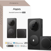 Aqara Smart Doorbell Camera G410 with Chime, HomeKit Secure Video, Black