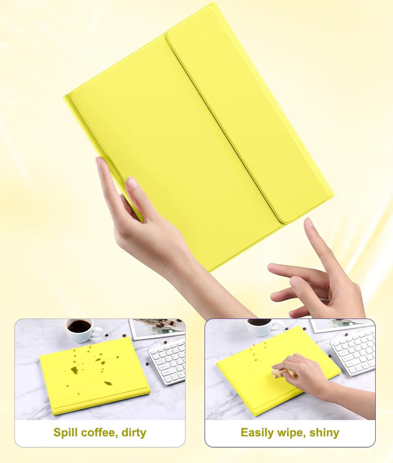 Funda con Teclado Harvopu para iPad 11" (A16) / iPad 10.ª Gen - Amarillo