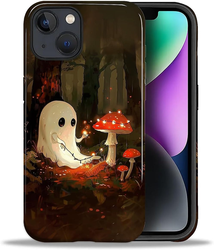 Goodsprout for iPhone 14 Plus Case for MagSafe Glossy Hard Shell Acrylic and Silicone Soft Shell Combination Phone Style