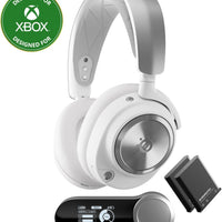 SteelSeries Arctis Nova Pro Wireless Xbox Multi-System Gaming Headset - Neodymium Magnetic Drivers - Active Noise Cancellation - Infinity Power System - Xbox, PC, PS5, PS4, Switch, Mobile - White