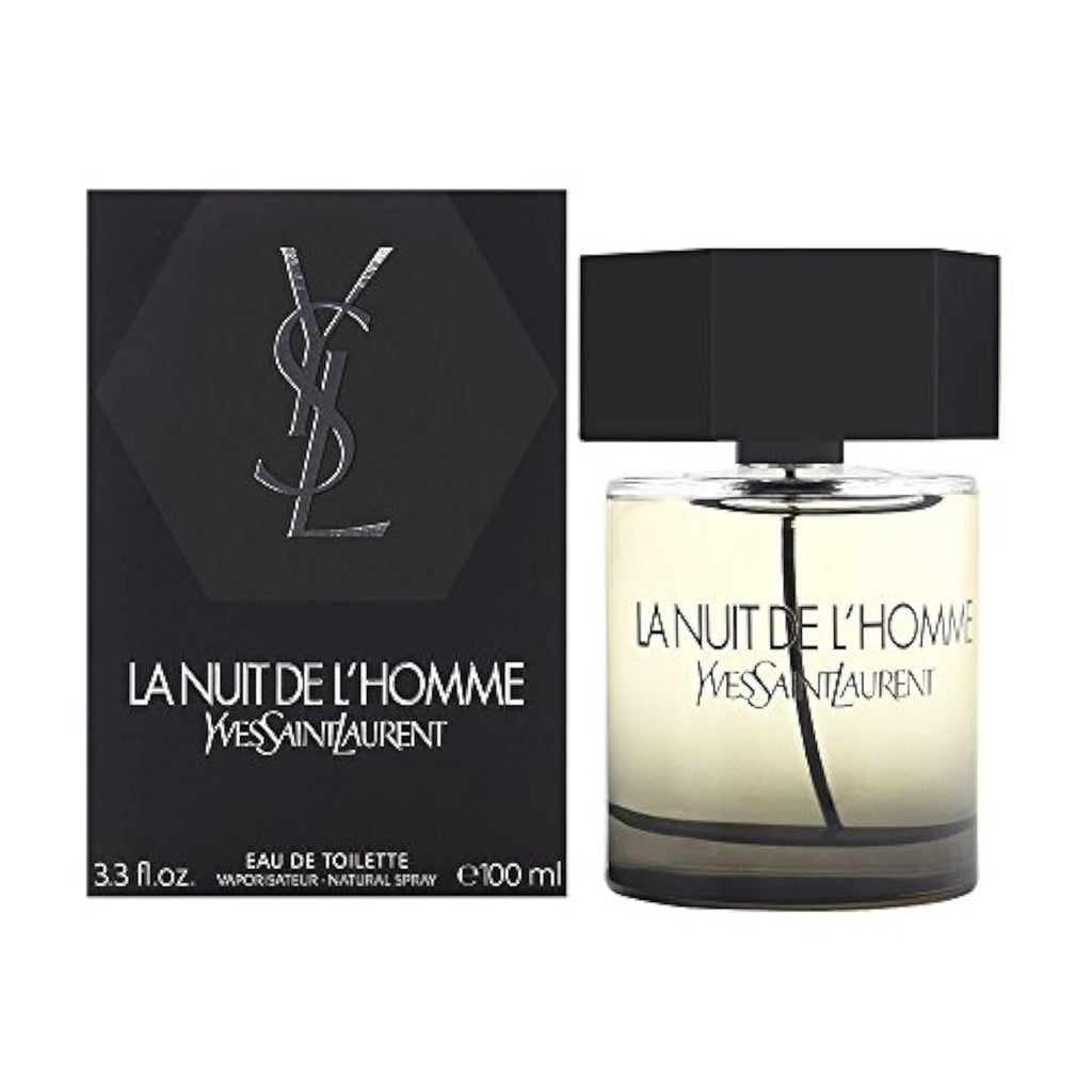 Yves Saint Laurent La Nuit De L'Homme by Yves Saint Laurent for Men - 3.3 oz EDT Spray - 6.7 Fl Oz (Pack of 1)