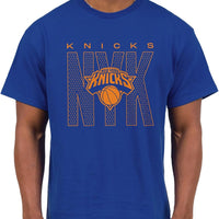 Junk Food NBA - New York Knicks City Mesh Adult SS T-Shirt Royal Blue