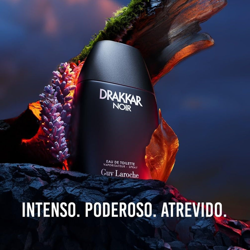 Guy Laroche Drakkar Noir Eau De Toilette para Hombre 6.7 Spray oz