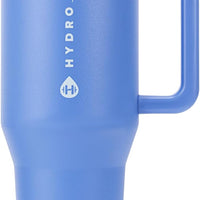 HydroJug Traveler 40oz, Insulated Tumbler with Handle & Straw, Light Blue