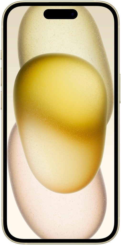 Apple iPhone 15, 256GB, Yellow - Unlocked (Renewed)