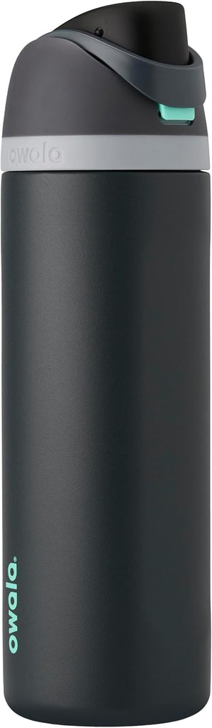 Owala FreeSip Stainless Steel Water Bottle 24 oz Foggy Tide