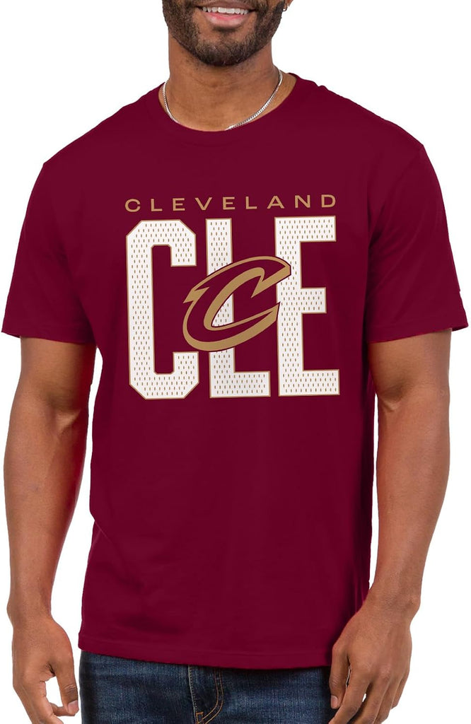 Junk Food NBA - Cleveland Cavaliers City Mesh Adult SS T-Shirt