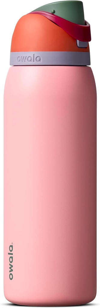 Owala FreeSip Stainless Steel Water Bottle 40 oz Sugar High