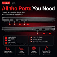 Lenovo New Released 15.6" FHD Business Laptop, AMD Ryzen 3 7320U(Outperforms i7-1065G7) Processor, 16GB DDR5 Ram, 512GB PCIe Storage, Long Battery Life, Wi-Fi 6, Windows 11 Pro with MS365 for Web