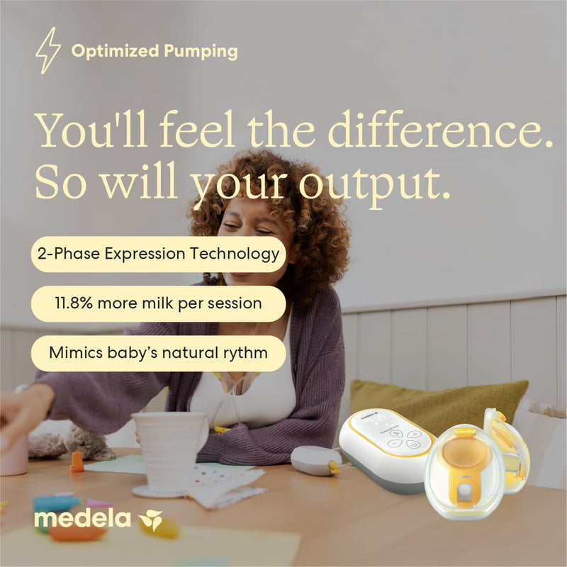 Medela Freestyle Mini InBra Extractor de Leche Eléctrico Doble Manos Libres