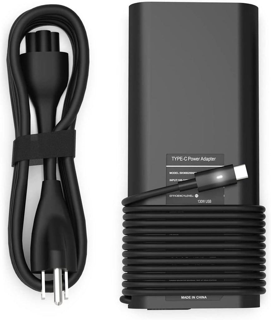 130W USB C Type C Adapter Laptop Charger Compatible with Dell XPS 15 2in1 9575 Precision 5530 2in1 5550 5750 3560 3550 3