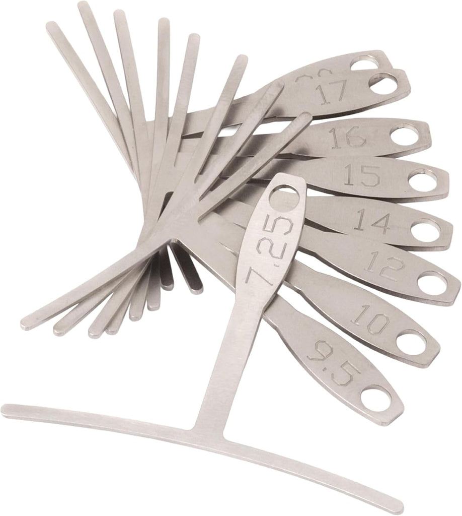 StewMac Understring Radius Gauges, Set of 9, Standard Width