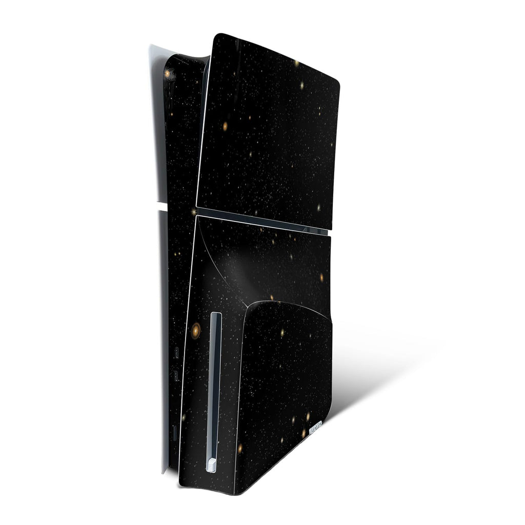 MightySkins Skin Compatible with Playstation 5 Slim Disk Edition Console Only - Deep Space | Protective, Durable, and Un