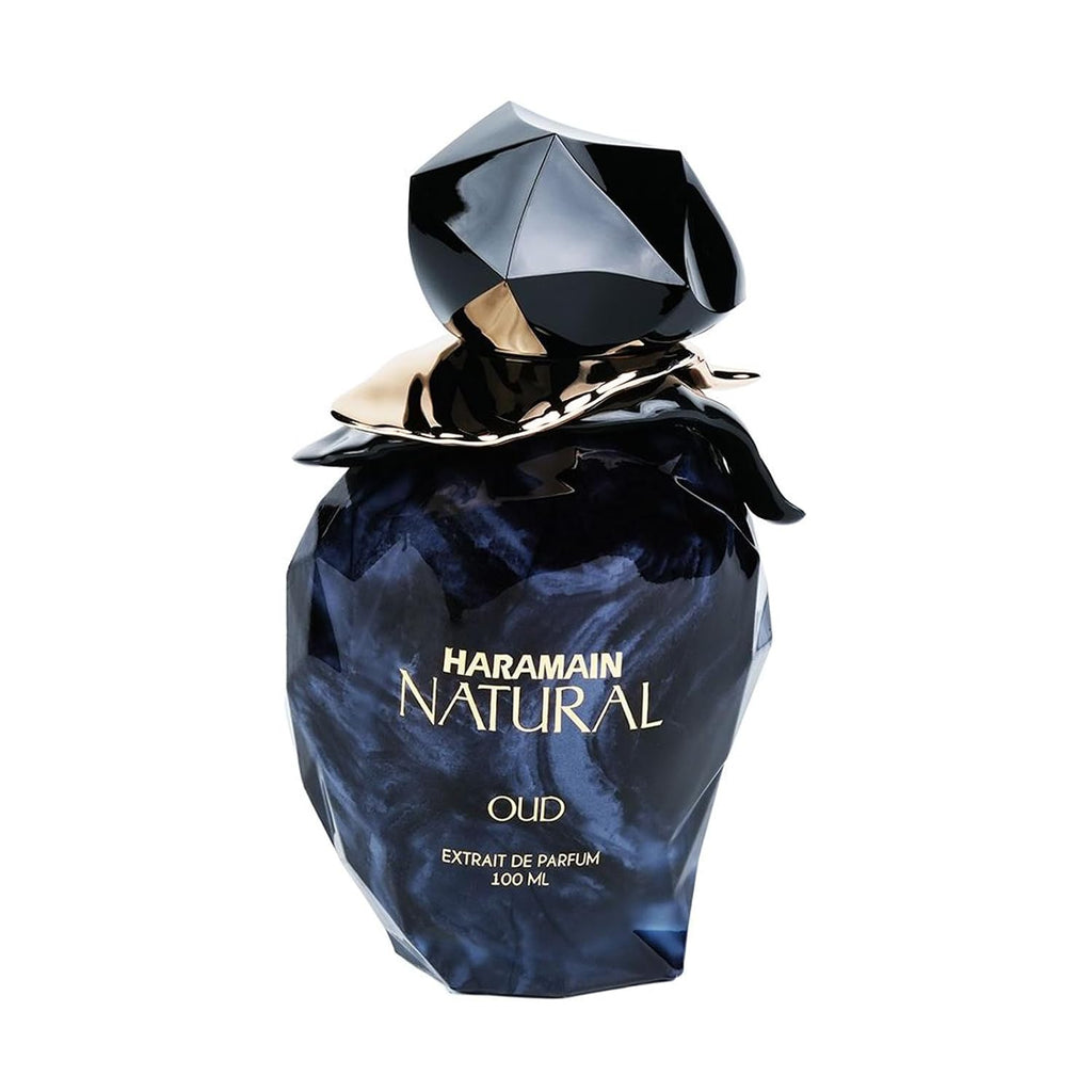 Al Haramain Natural Oud - Perfume for Women and Cologne for Men - Unisex Fragrance with Bergamot and Pineapple - 3.33 oz Extrait De Parfum Spray