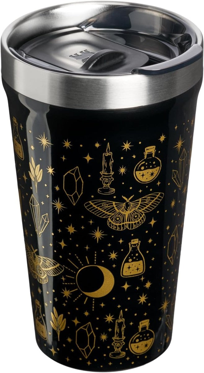 STANLEY Everyday Tumbler with Lid, 16 oz, Black Magic