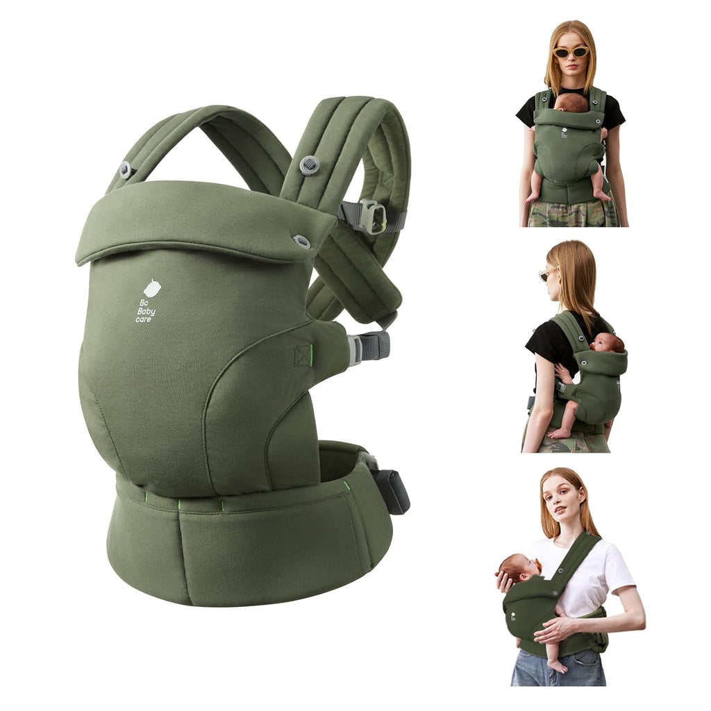 Bc Babycare CocoonGo Baby Carrier – CloudTouch Soft & Ergonomic Baby Carrier for 7–44 lbs | Easy to Wear, Adjustable Fit