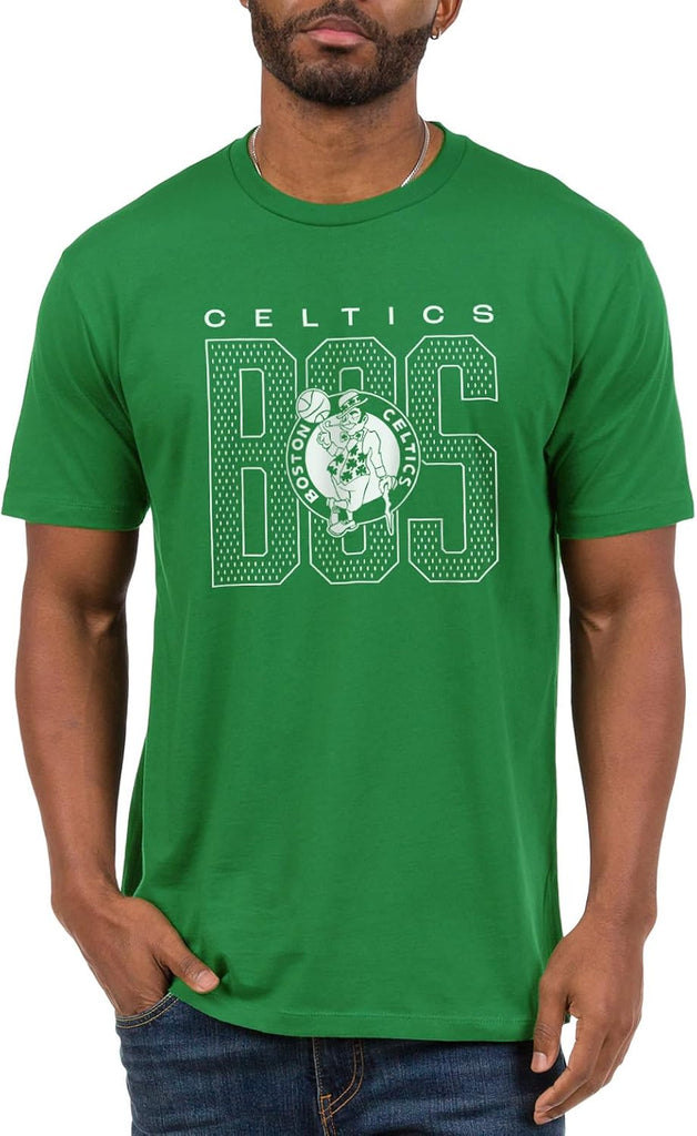 Junk Food NBA - Boston Celtics City Mesh Adult SS T-Shirt Kelly Green