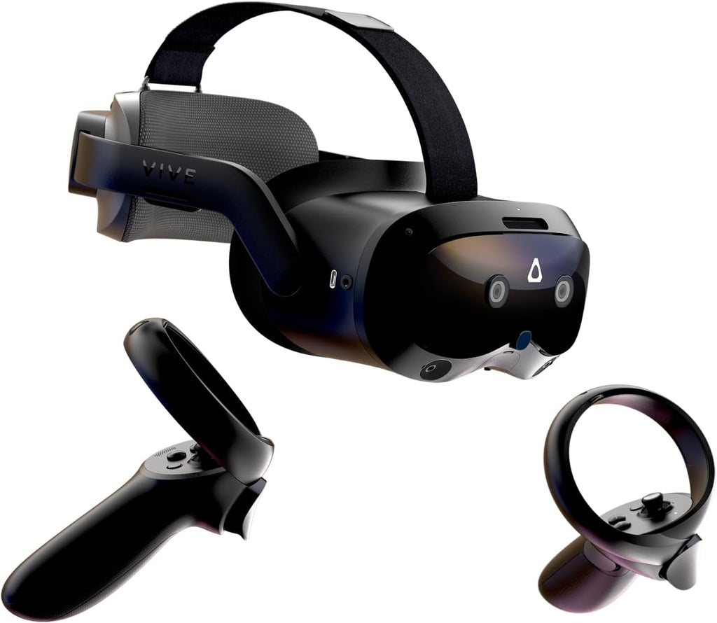 HTC Vive Focus Vision - Visor de Realidad Mixta y PC VR (con controles)