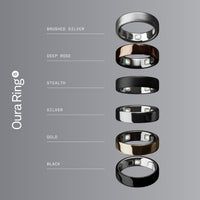 Oura Ring 5 - Anillo Inteligente de Salud y Sueño - Plata