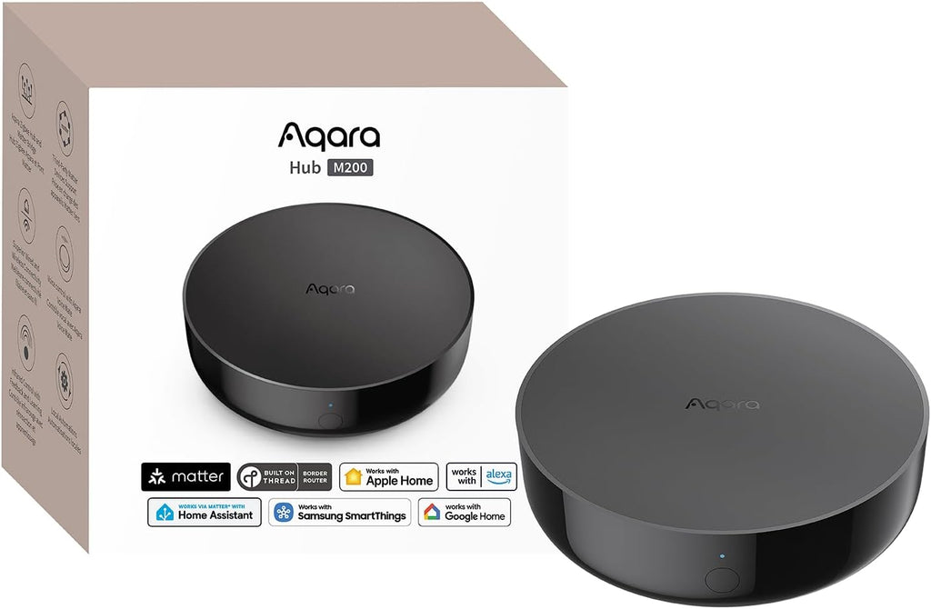 Aqara Smart Hub M200, Matter Controller, Featuring Aqara Zigbee, Wi-Fi, IR