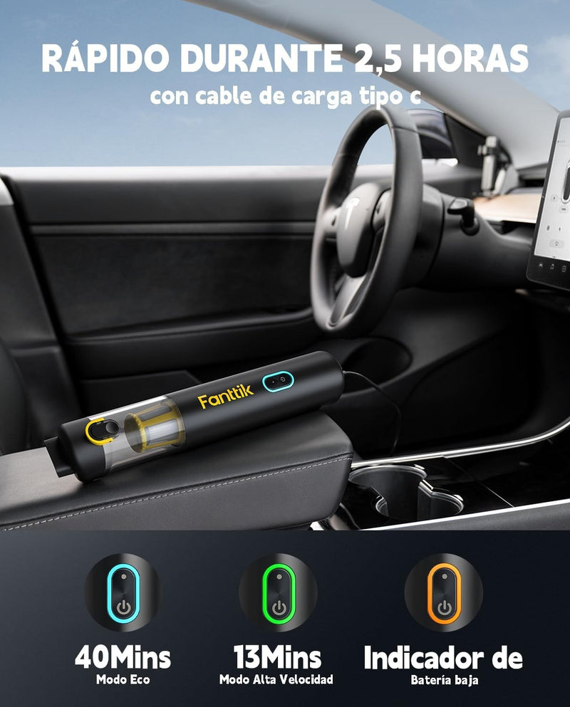 Fanttik Slim V8 APEX Cordless Car Vacuum & Air Duster, 4-in-1