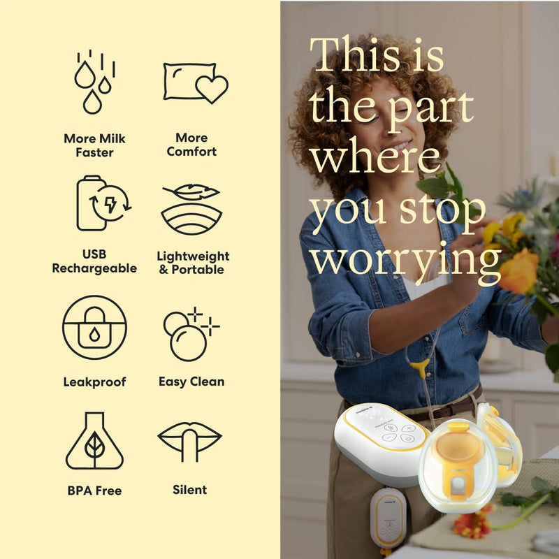 Medela Freestyle Mini InBra Extractor de Leche Eléctrico Doble Manos Libres