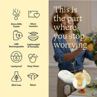 Medela Freestyle Mini InBra Extractor de Leche Eléctrico Doble Manos Libres