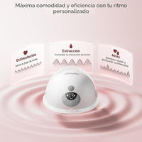 Momcozy M5 Extractor de Leche Inteligente Manos Libres - Pack de 2 (Gris)