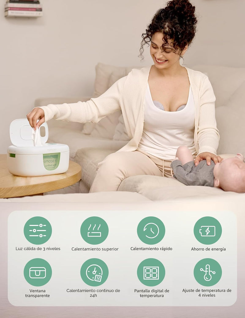 Momcozy Calentador de toallitas para bebé